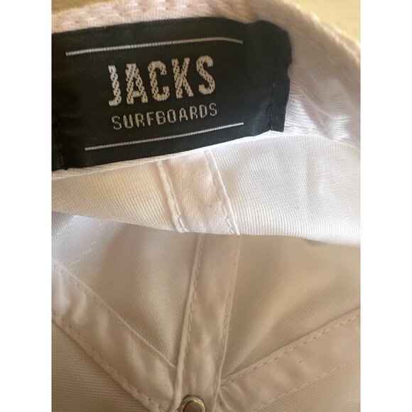 Jacks Surf Shop Embroidered White Baseball Cap Adjustable Strapback Unisex Cotto - Picture 6 of 6